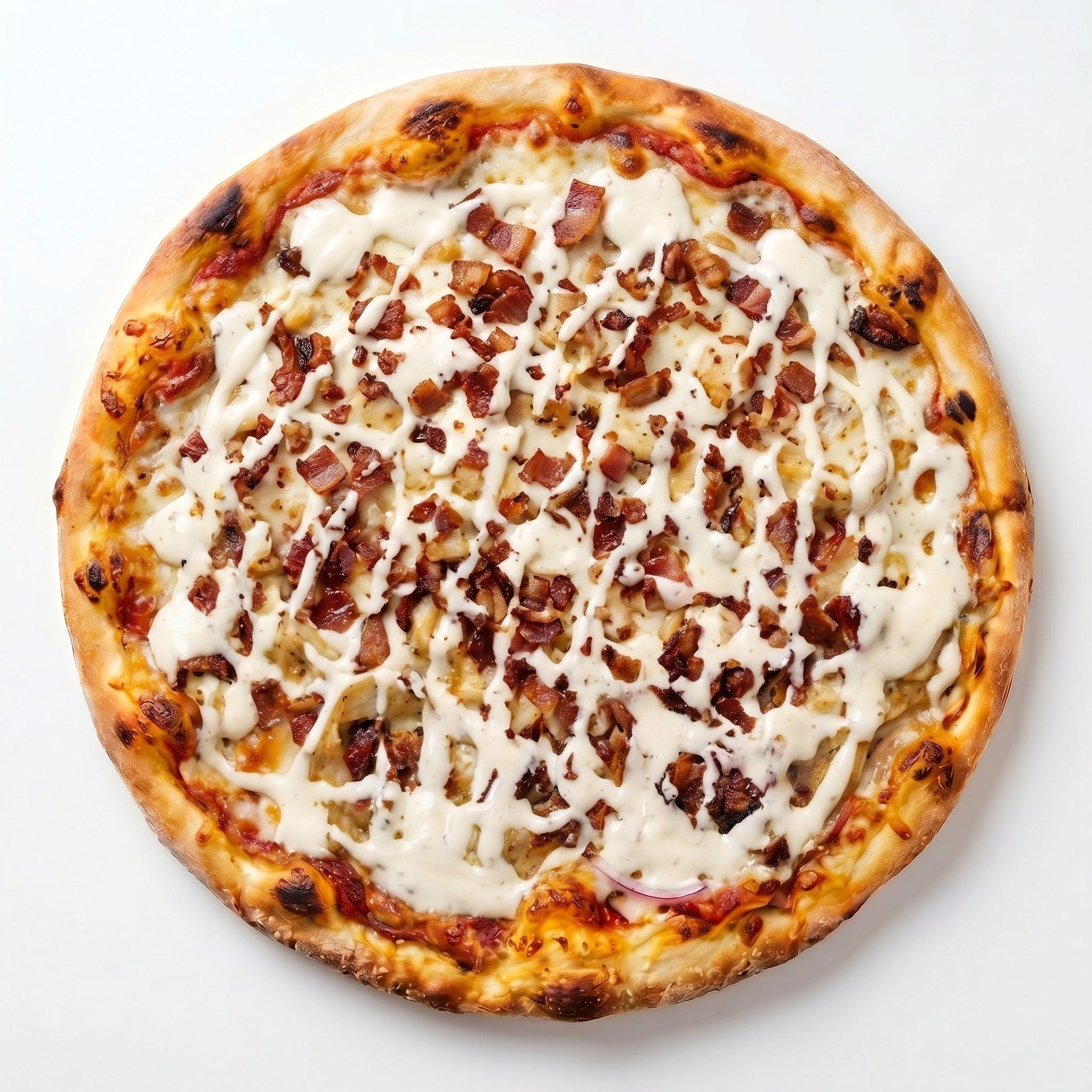 Chicken Bacon Ranch Pizza.