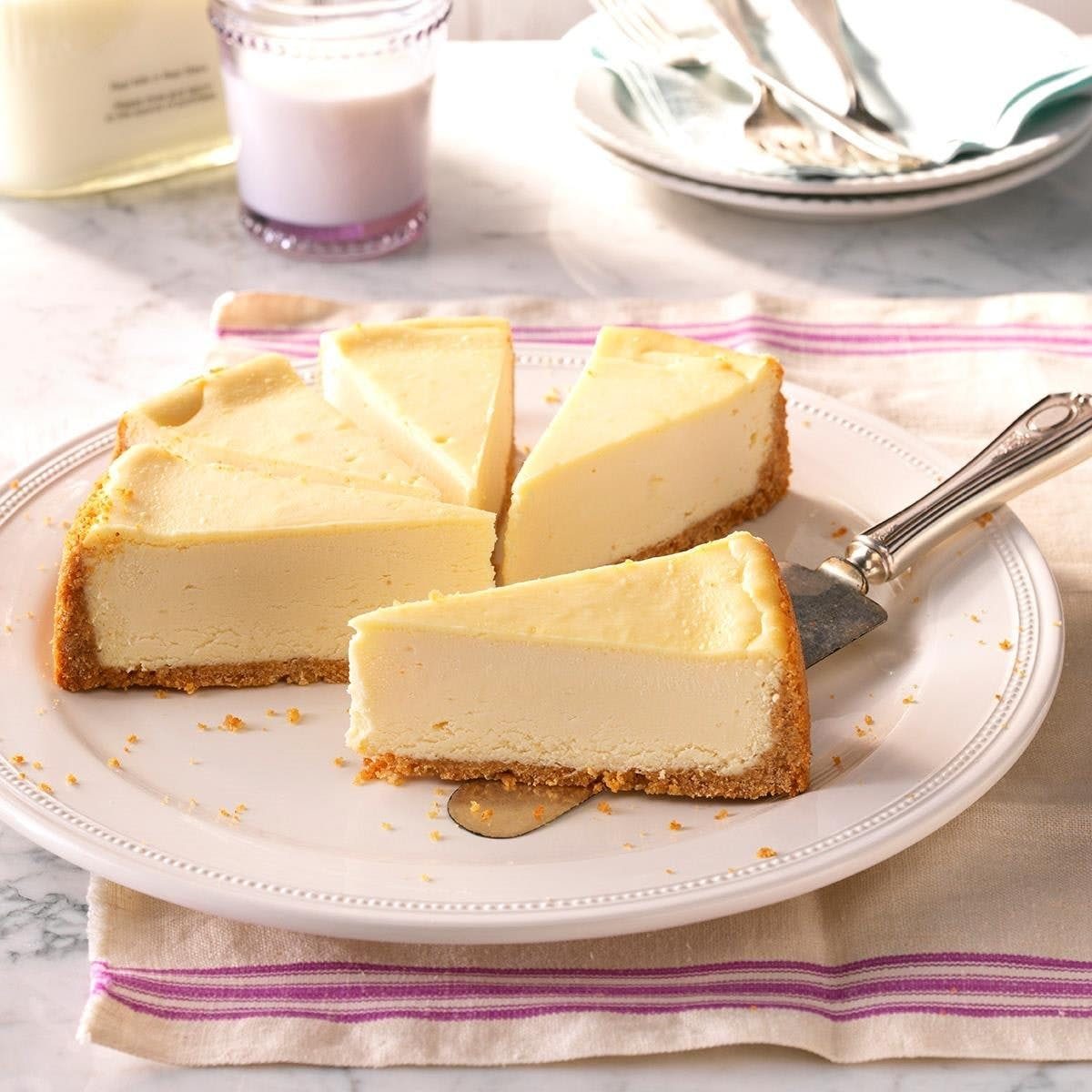 Vanilla Cheesecake.