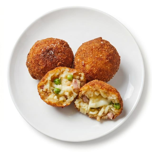 Mini Rice Ball with Marinara Sauce.