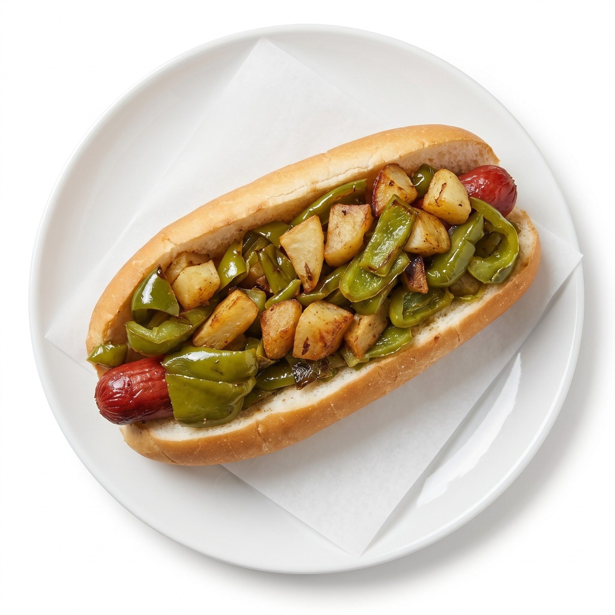 Italian Hot Dog.
