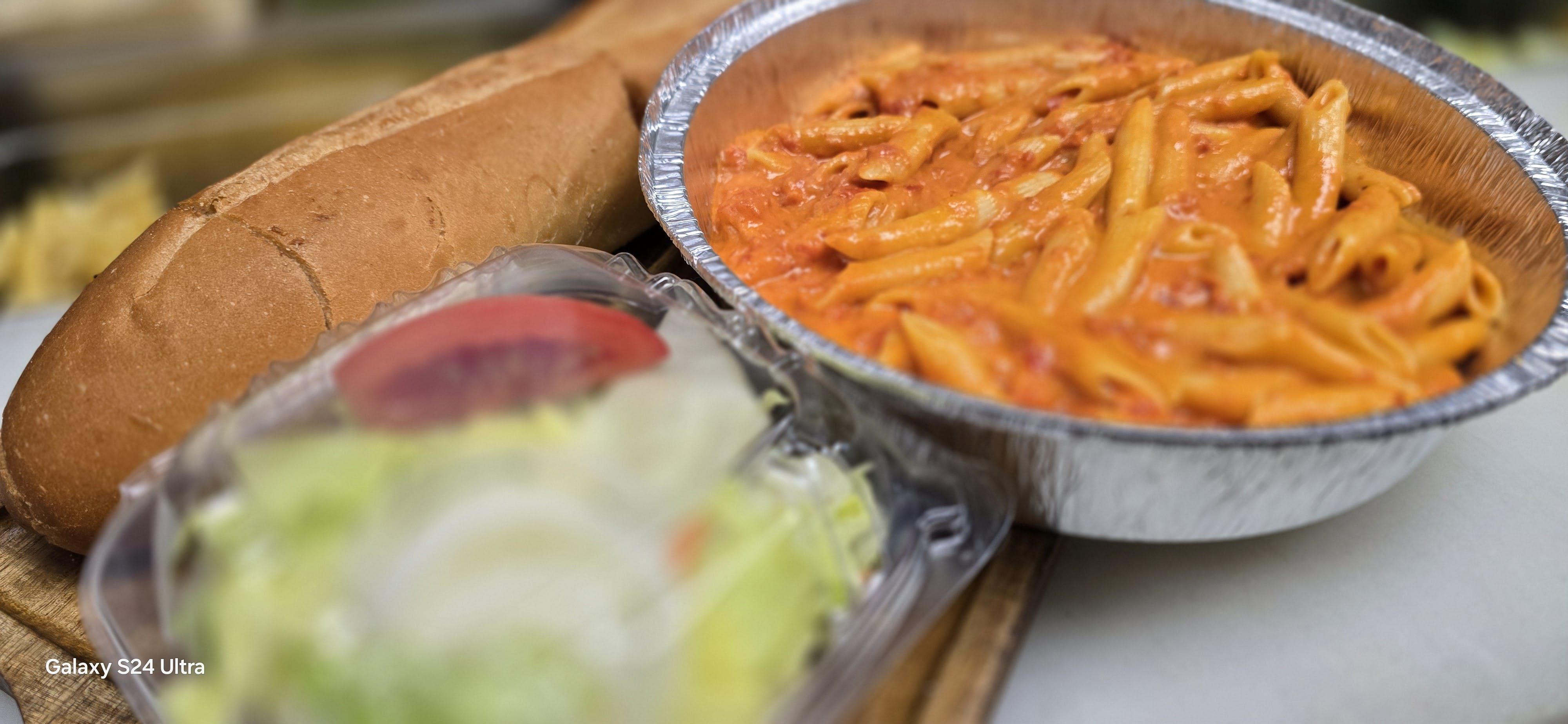 Pasta with Vodka Sauce.