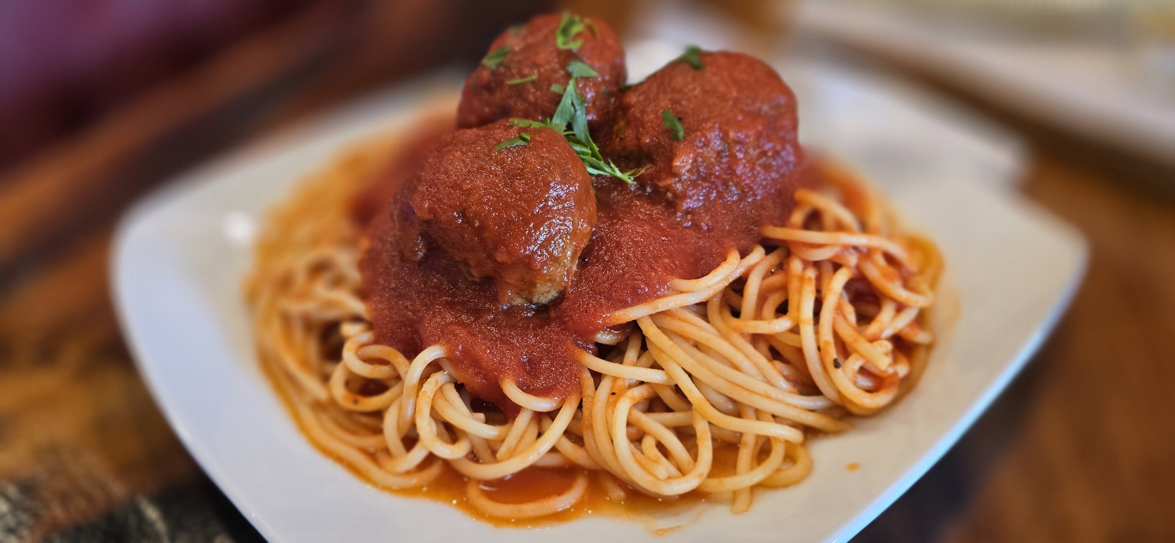 Pasta with Meatballs.