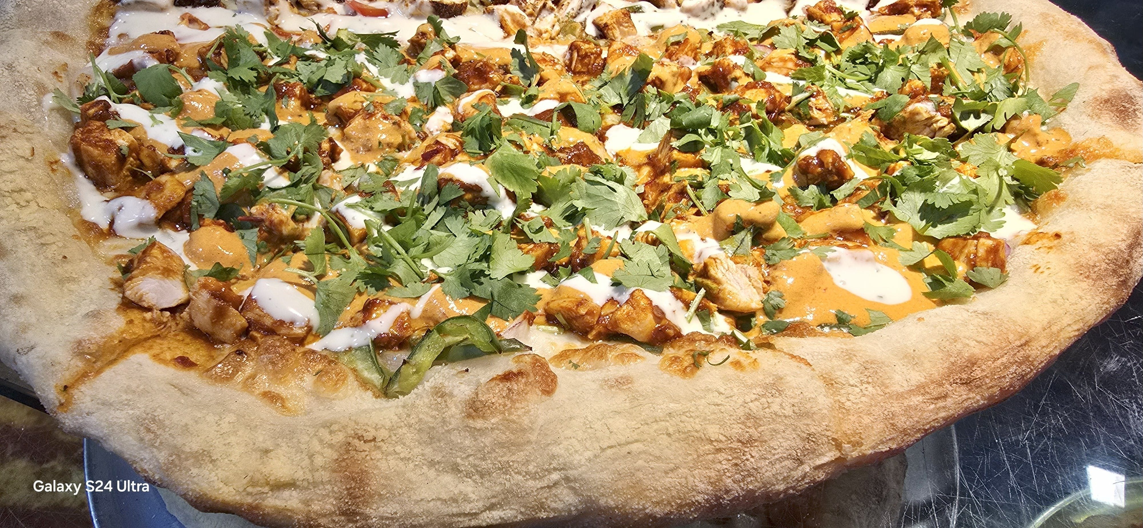 Grilled Chicken Chipotle Pizza.