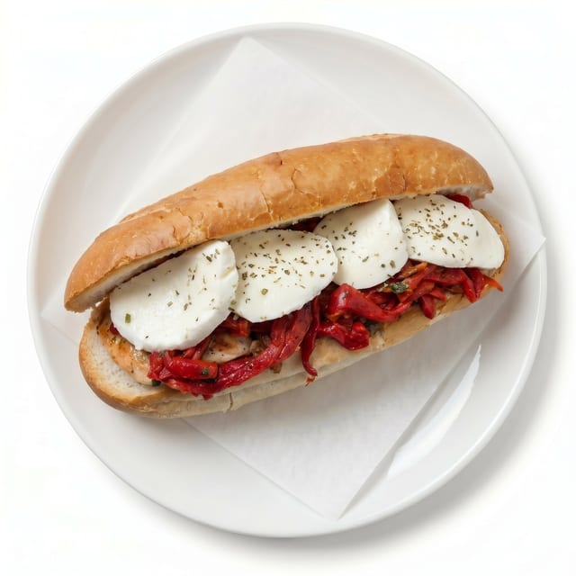 Mozzarella & Roasted Peppers.