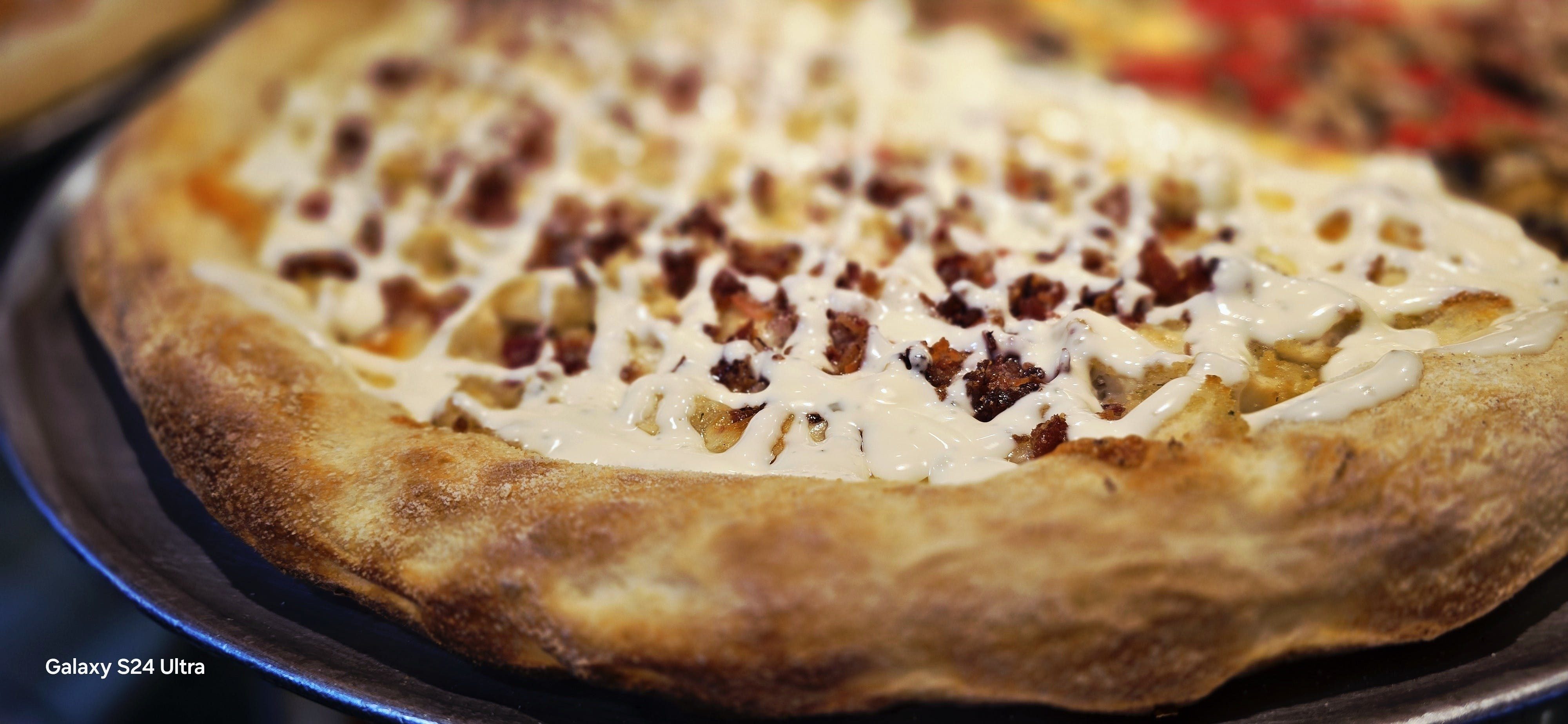Chicken Bacon Ranch Pizza.