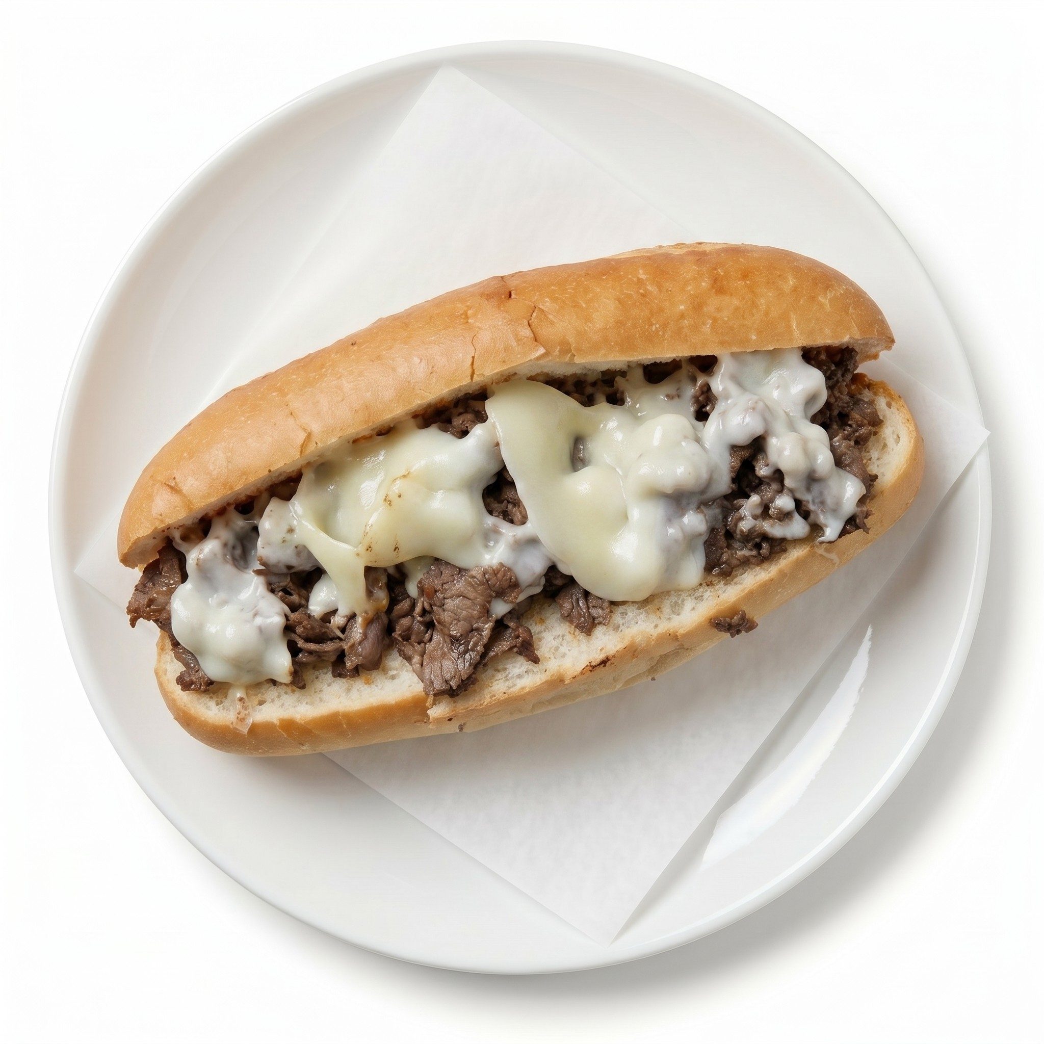 Plain Cheese Steak.