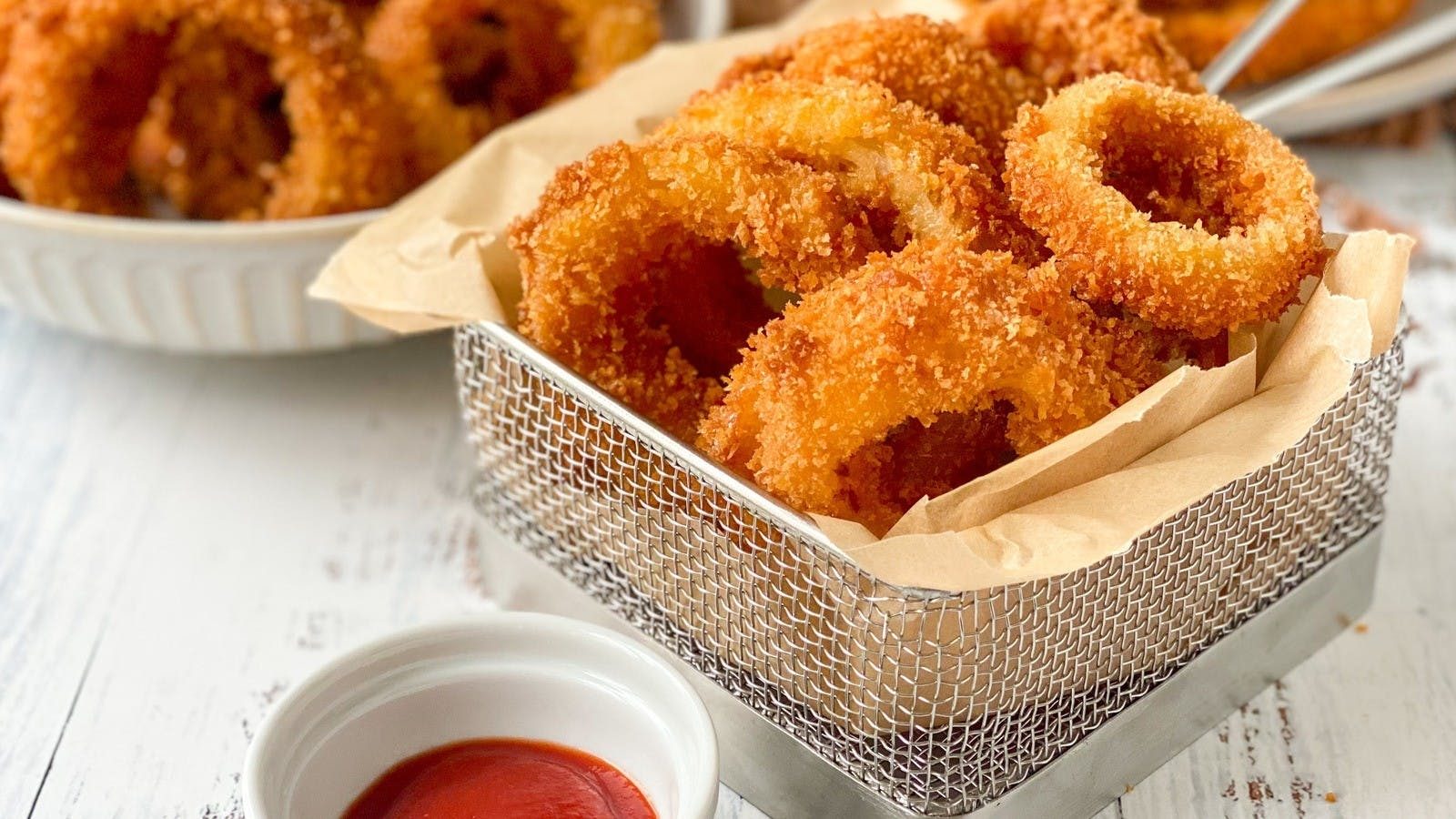 Breaded Onion Rings.