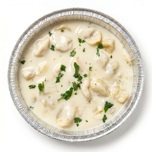 Tortellini Alfredo.