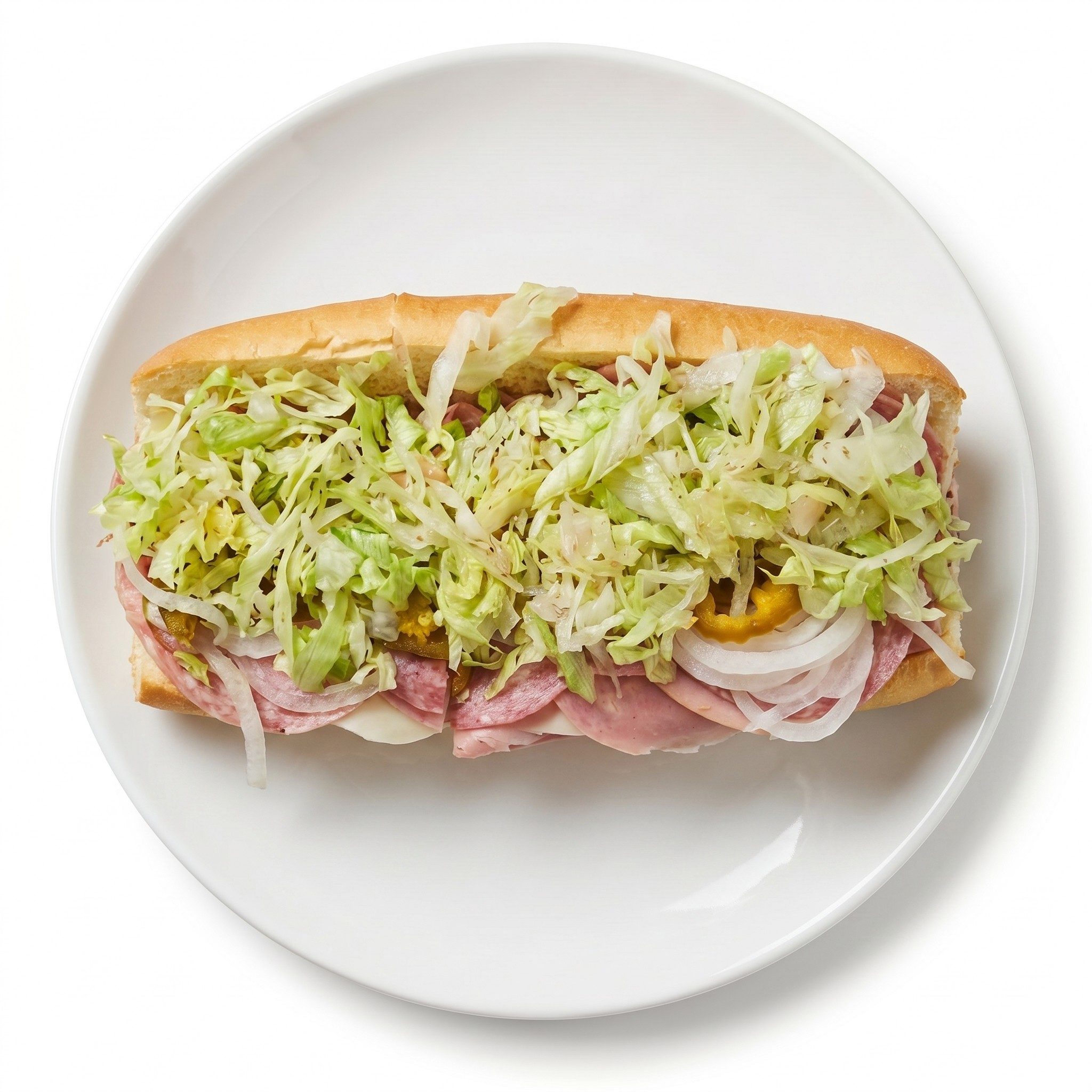 Ham, Cheese & Capicola Sub.