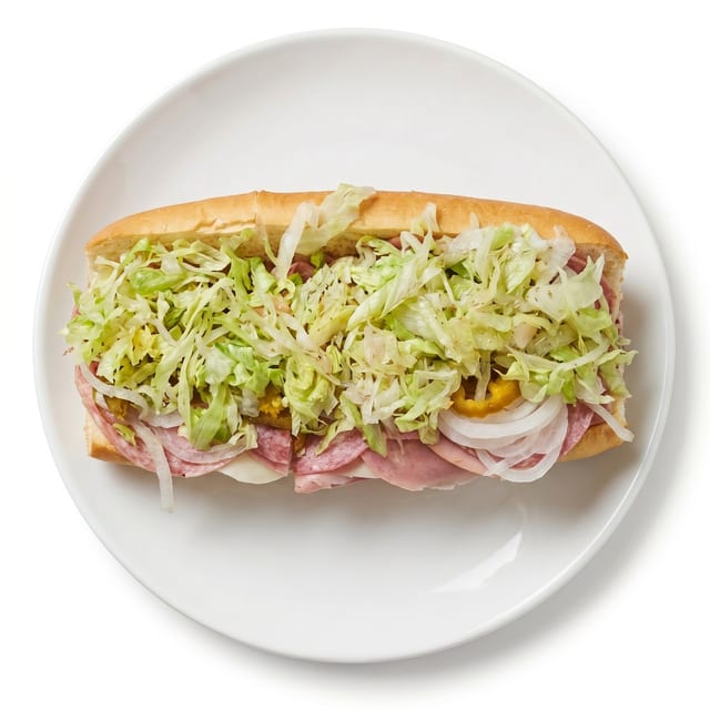 Ham, Cheese & Capicola Sub.