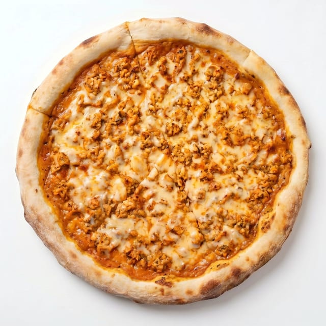 Chicken Vodka Pizza.